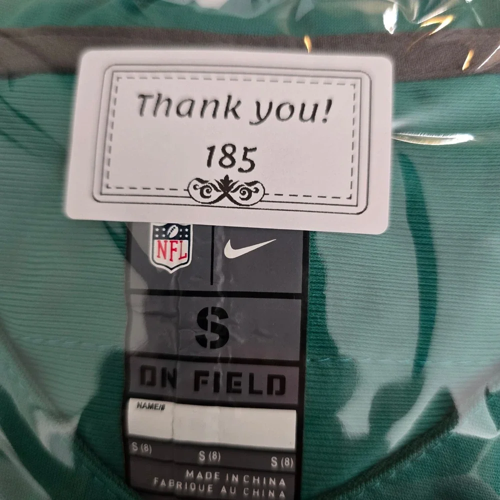 Nike Miami Dolphins Tua Tagovailoa 1 On Field Jersey Youth Small 8 Aqua Teal